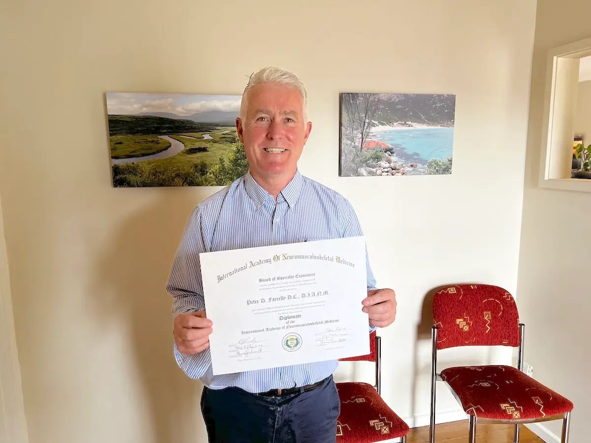 Dr peter farrelly with qualification