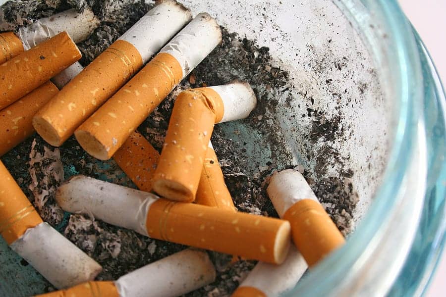 Cigarette butts