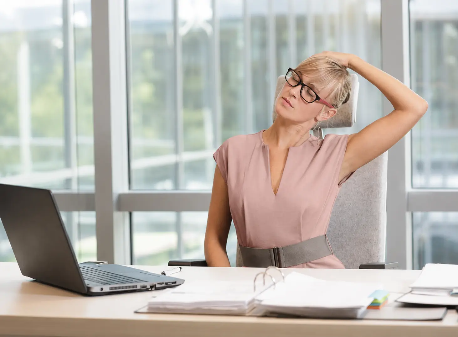 Desk neck stretch tech neck narre warren