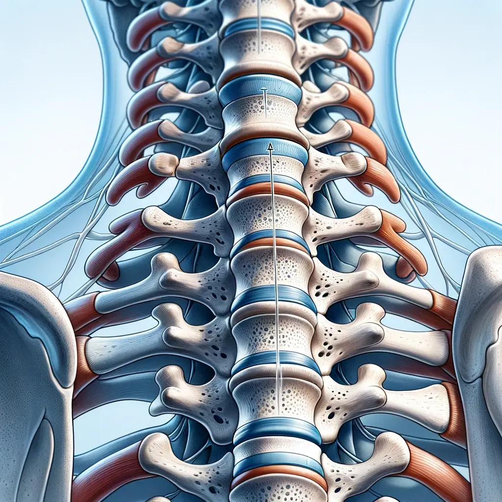 Subluxated vertebra